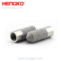 Sintered stainless steel weatherproof wireless soil moisture meter temperature and humidity sensor probe filter housing